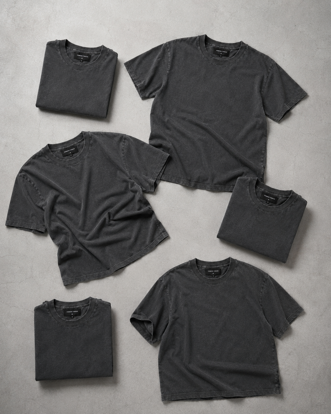 Vintage washed T-shirt on hanger